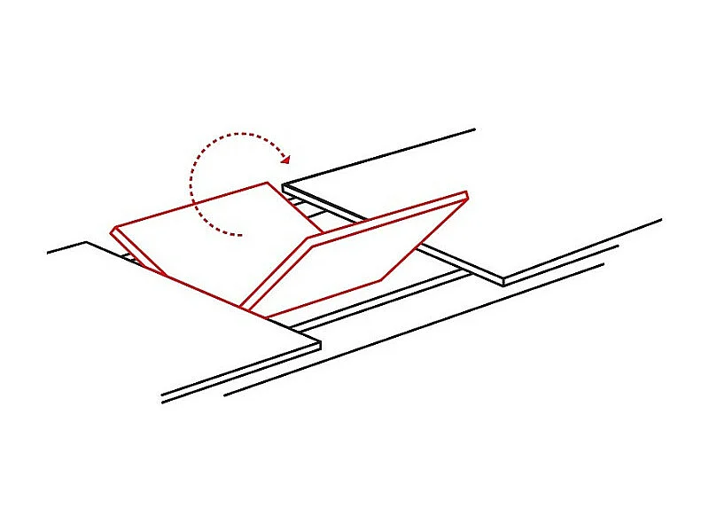 Table extensible rectangulaire blanc brillant 160 cm Semjo
