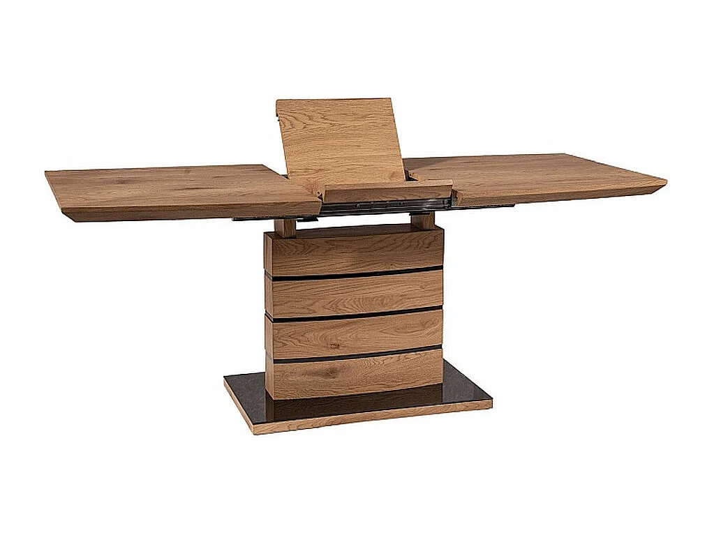 Table à manger extensible couleur chêne 140cm Klem