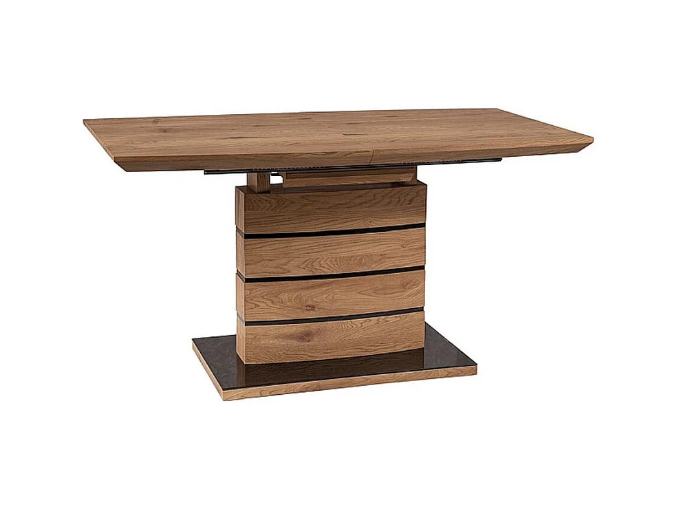 Table à manger extensible couleur chêne 140cm Klem