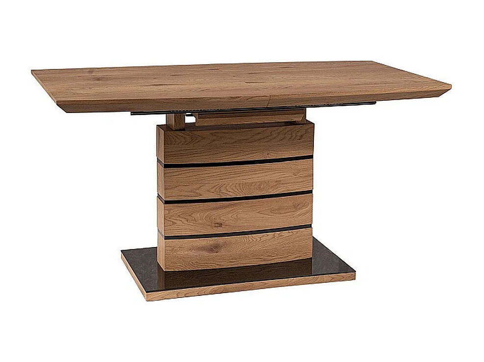 Table à manger extensible couleur chêne 140cm Klem