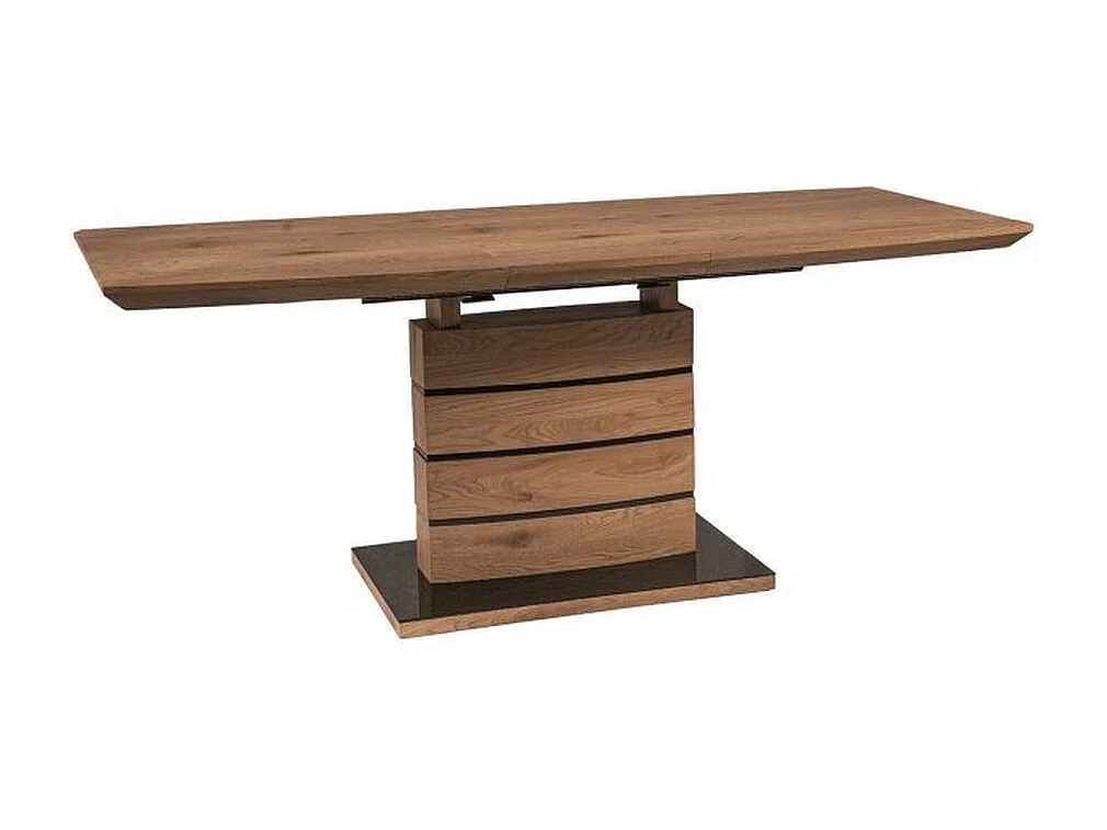 Table à manger extensible couleur chêne 140cm Klem
