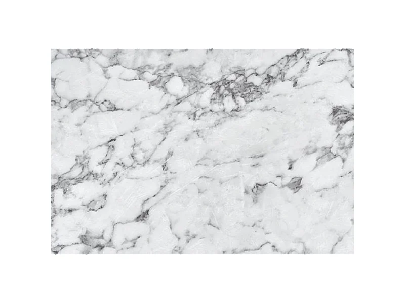 Table à manger extensible ronde marbre 100-250cm Zelvano