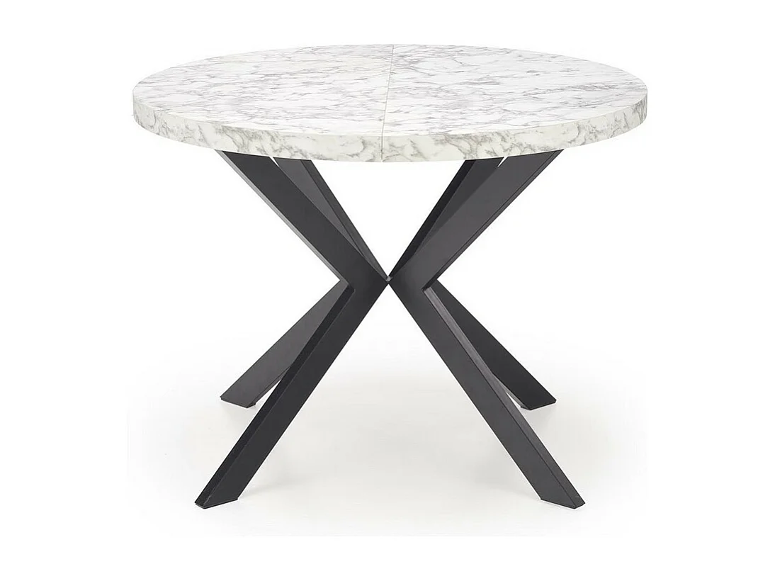 Tavolo da pranzo rotondo allungabile in marmo 100-250cm Zelvano