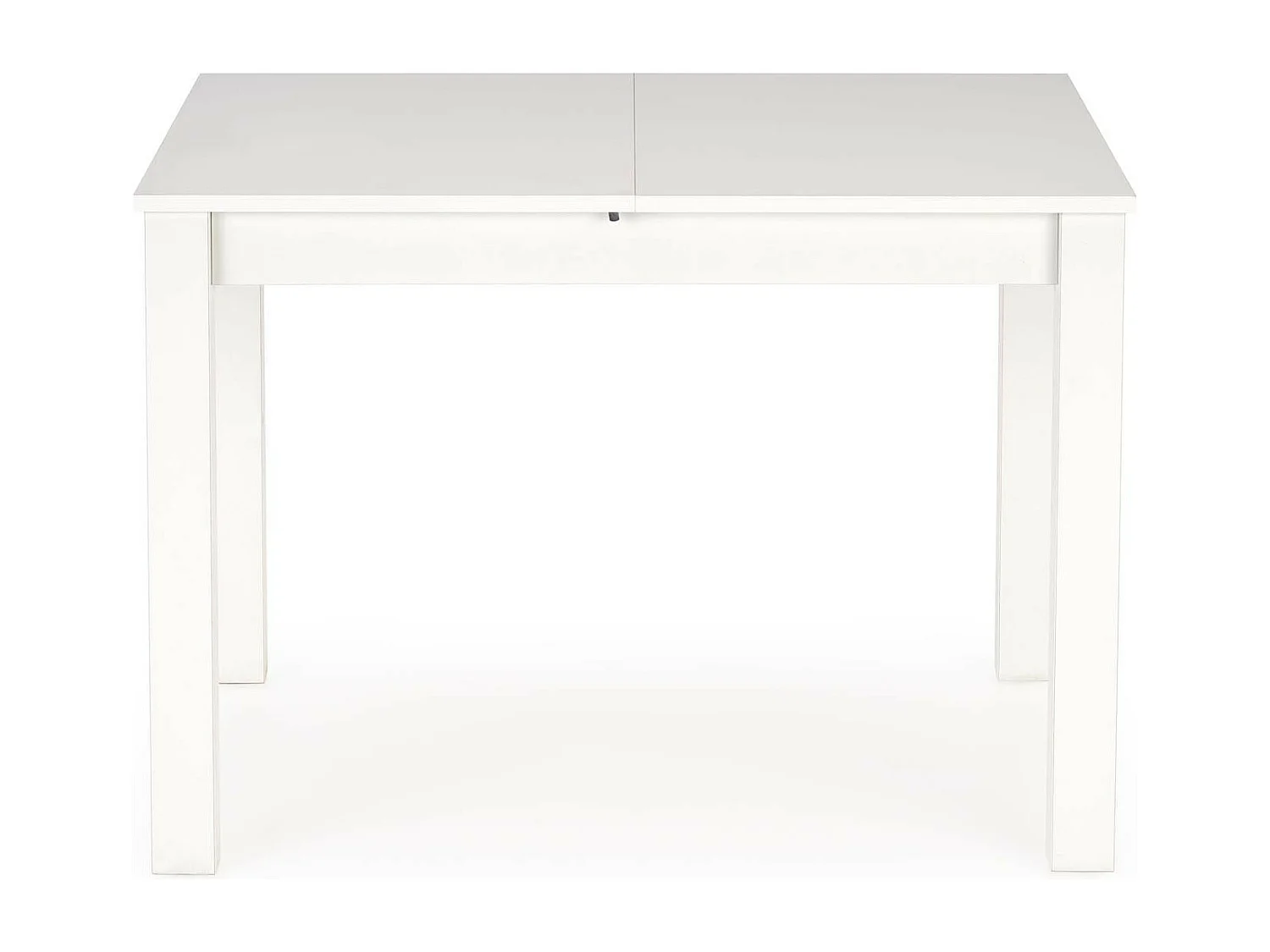 Table de salle à manger contemporaine extensible blanche ARZAL