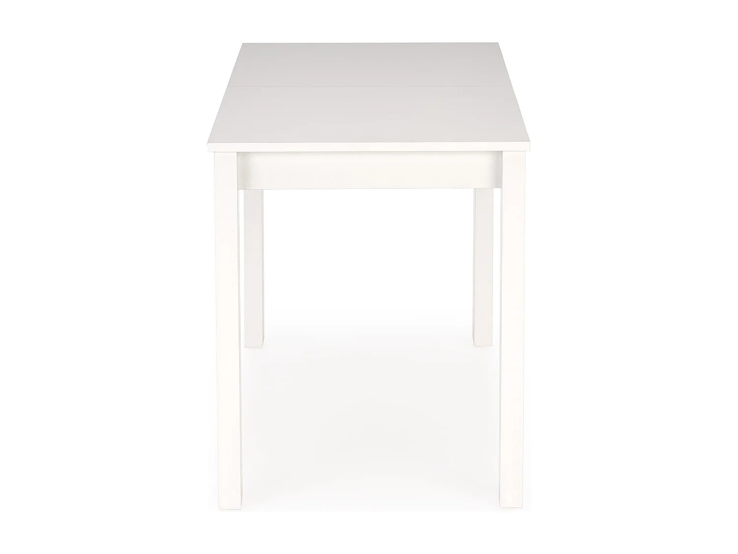 Table de salle à manger contemporaine extensible blanche ARZAL