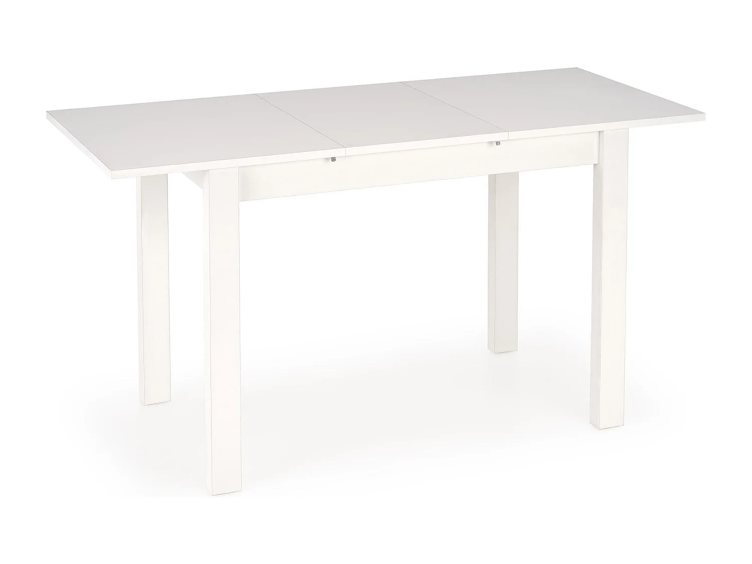 Table de salle à manger contemporaine extensible blanche ARZAL