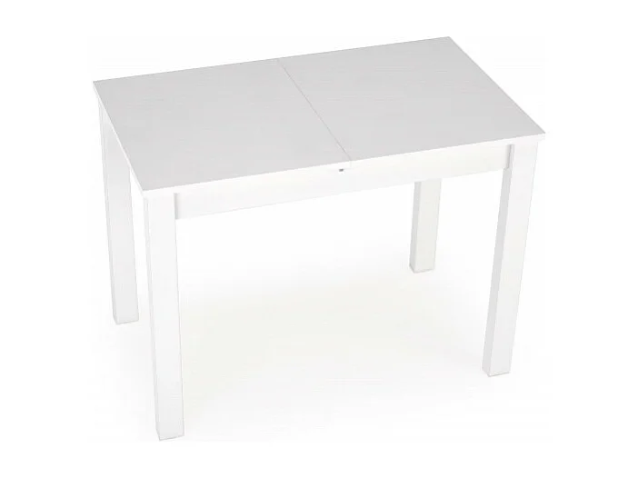 Table de salle à manger contemporaine extensible blanche ARZAL