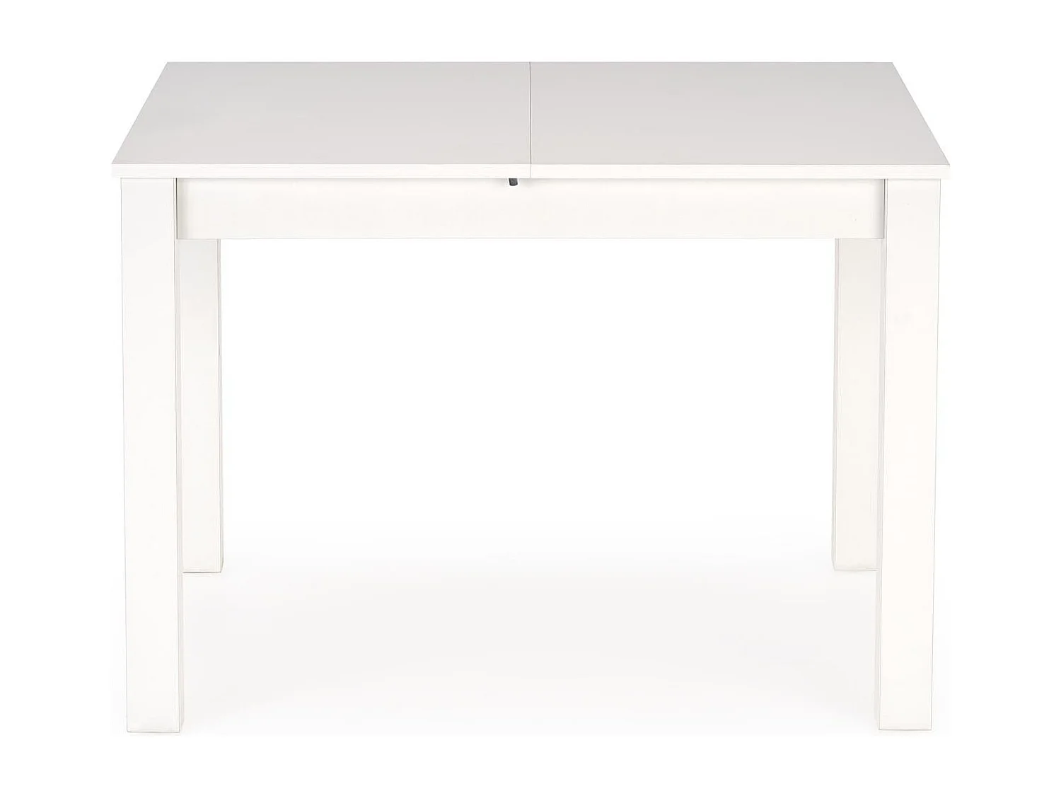Table de salle à manger contemporaine extensible blanche ARZAL