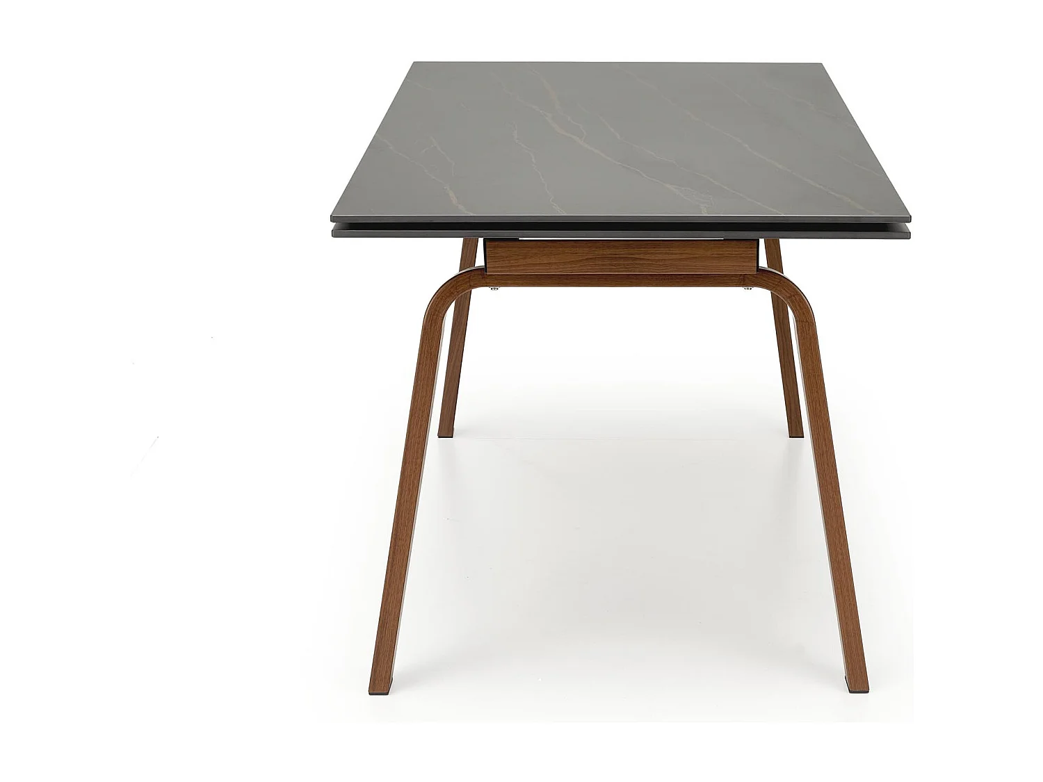 Table extensible 140-200 cm aspect marbre noir Pedro