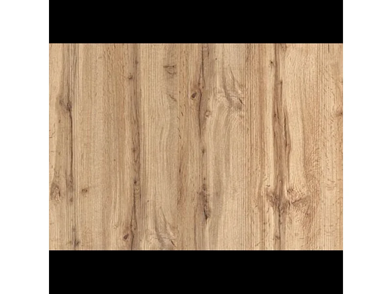 Table à manger extensible noir et chêne wotan 160-200cm Xenori