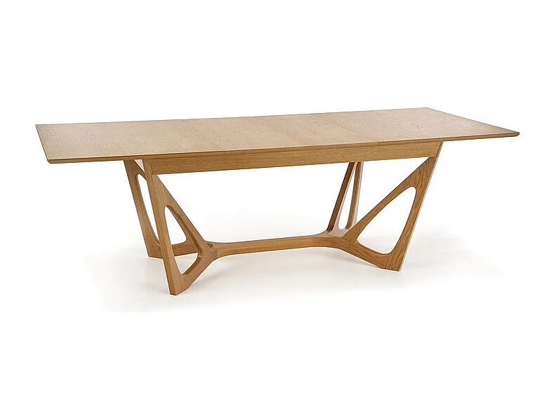 Table a manger design couleur chêne 160-240cm Trust