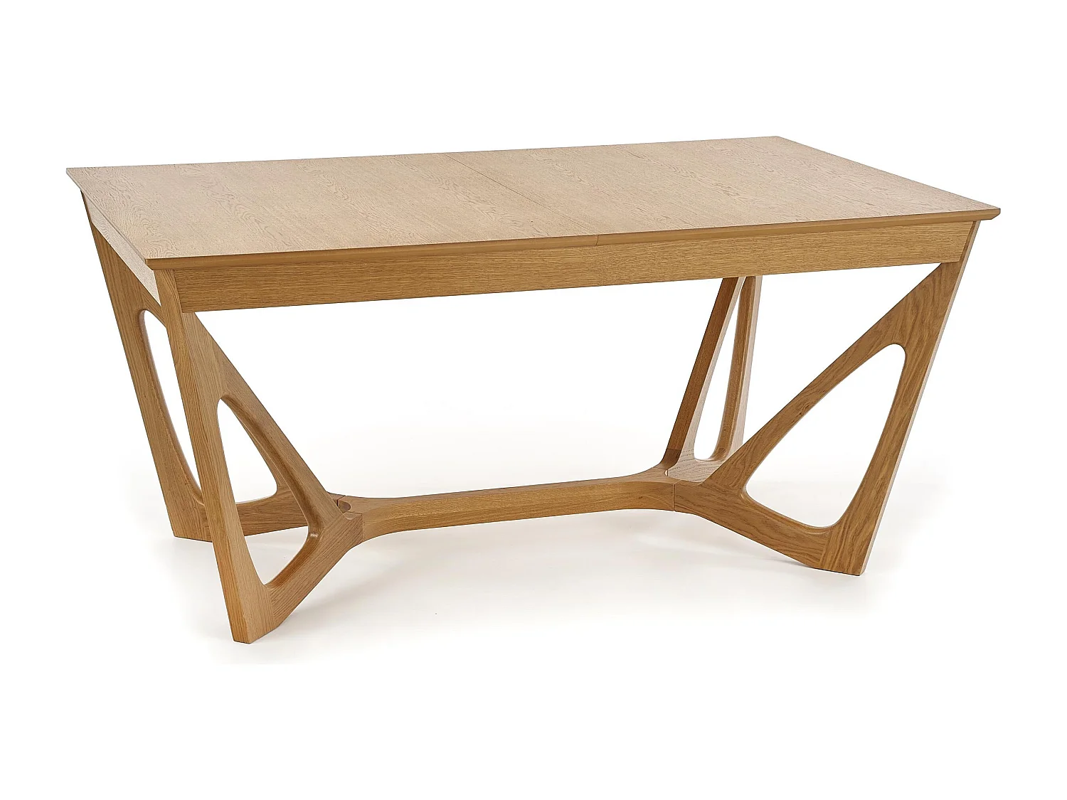 Table a manger design couleur chêne 160-240cm Trust