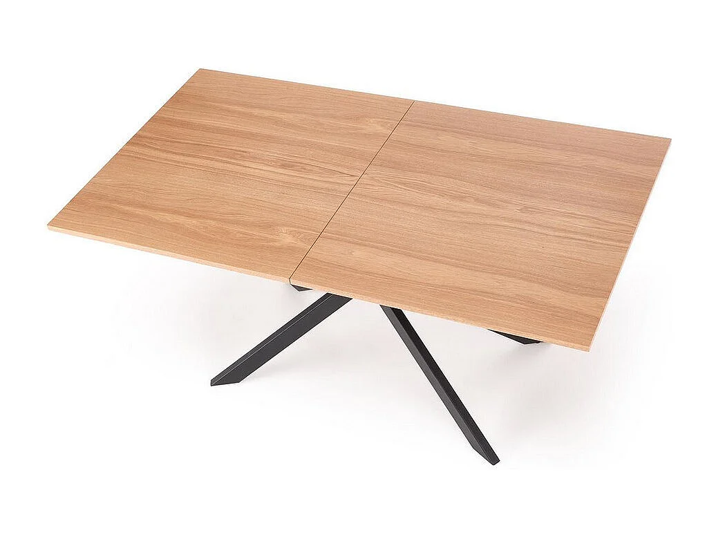 Table de salle à manger extensible avec pied central en métal EXTEND