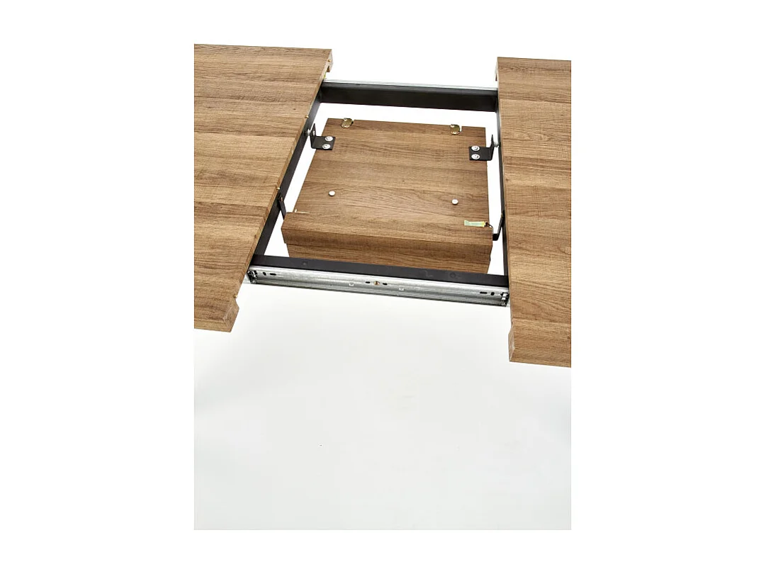 Tavolo da pranzo contemporaneo Bronx in legno e acciaio