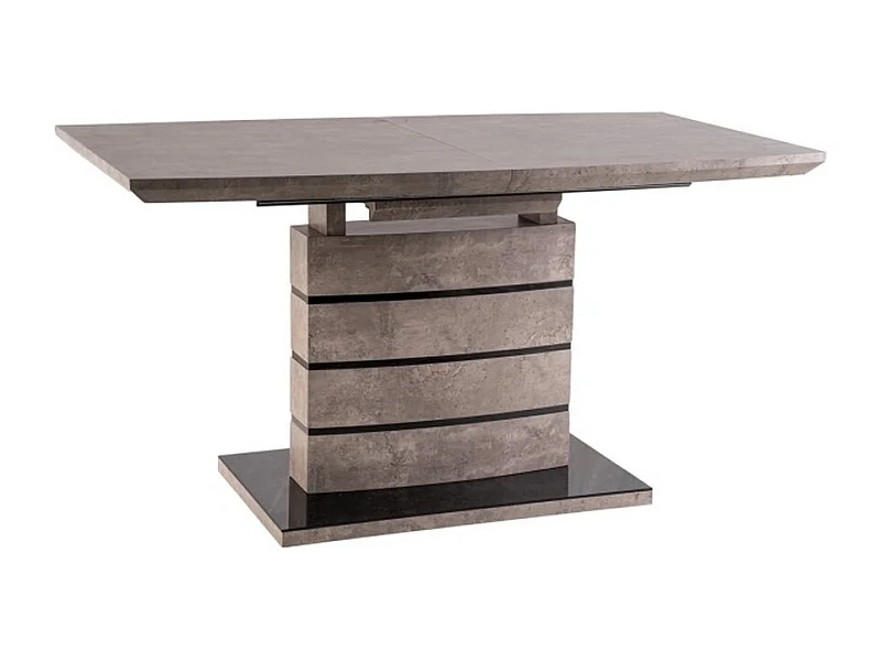 Tavolo da pranzo allungabile Klem 140cm effetto cemento