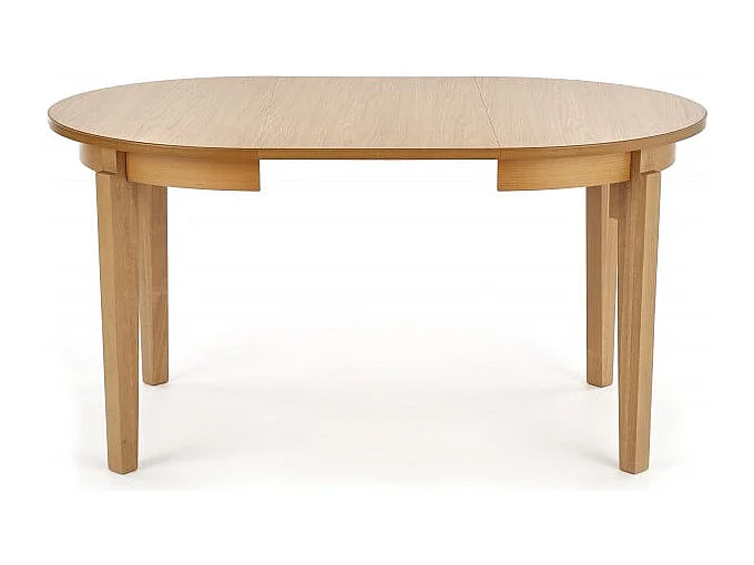 Table ronde extensible 100-200cm placage bois Cox