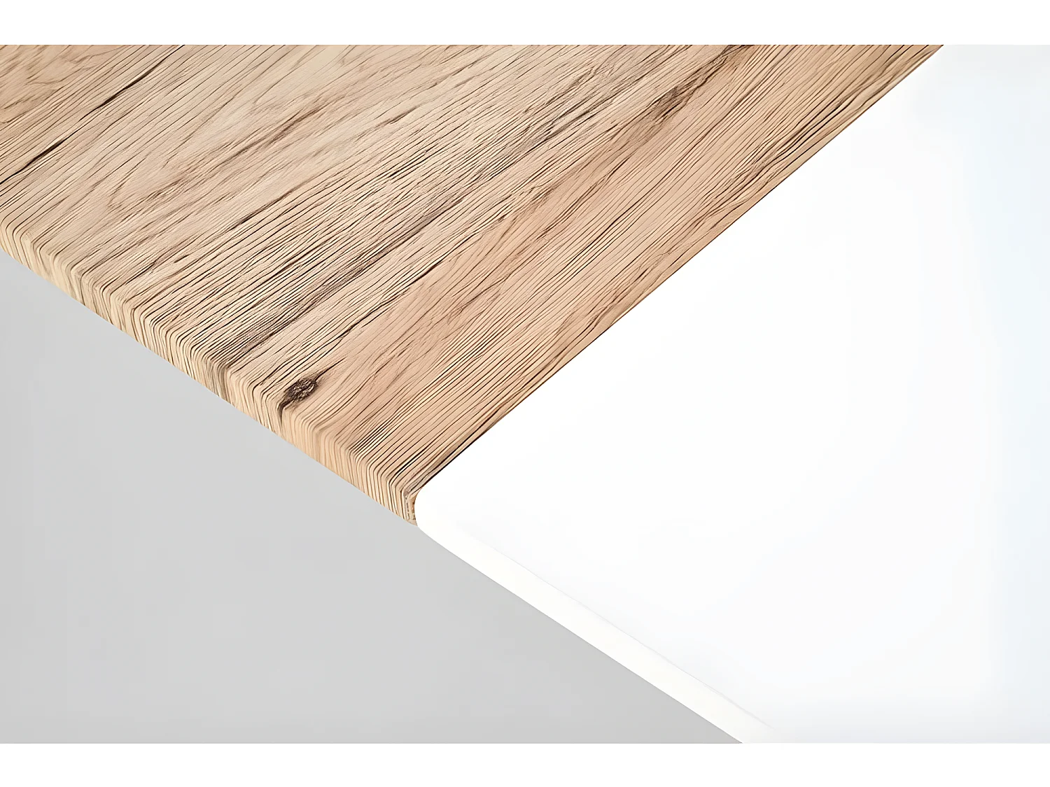 Tavolo da pranzo scandinavo con prolunga 160-200cm x 90cm Harry