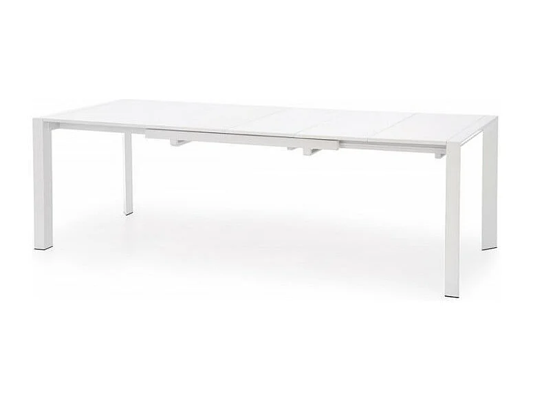 Tavolo da pranzo allungabile Mike laccato bianco - 130 cm / 210 cm