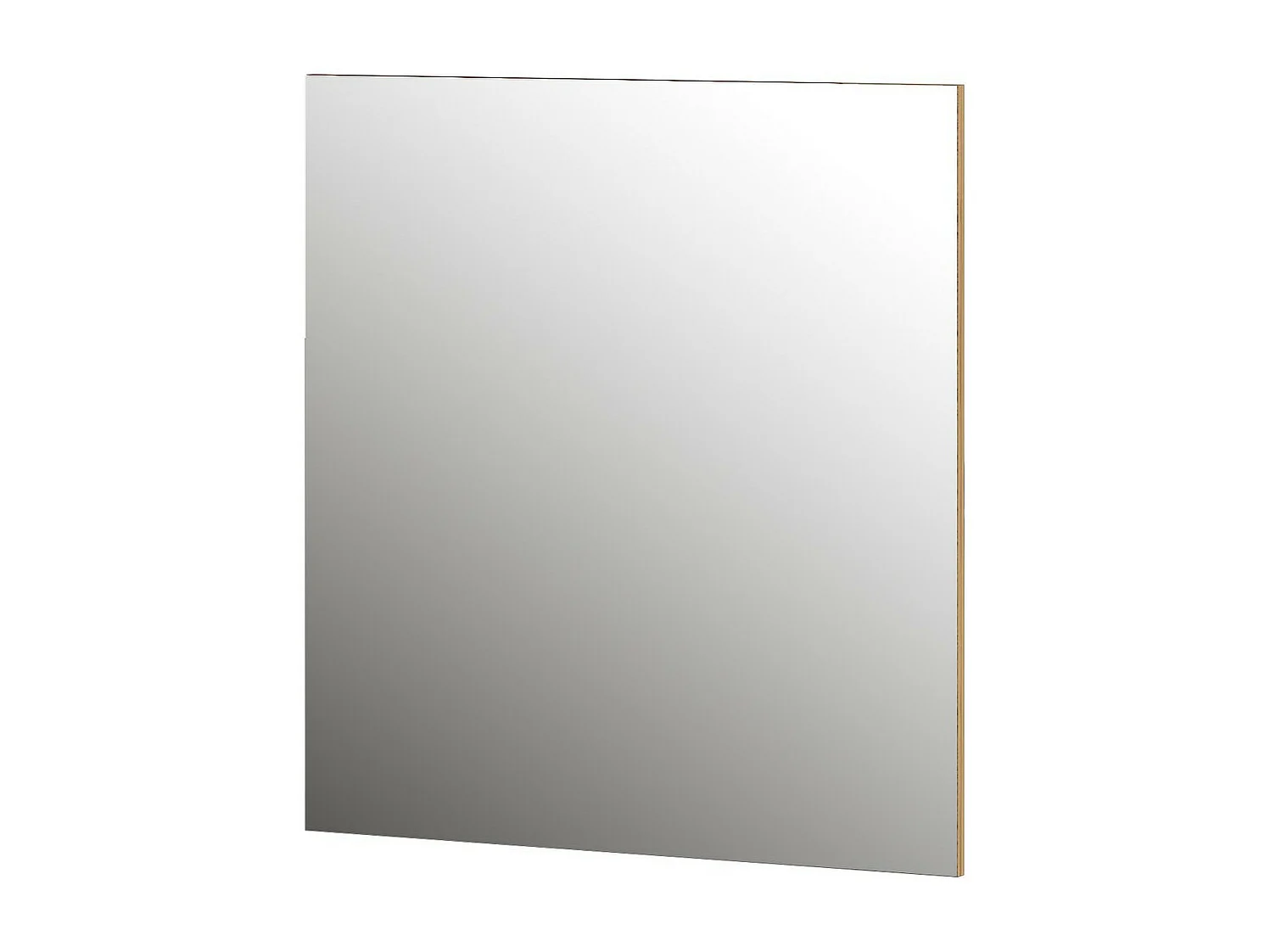 Espejo de pared diseño contorno roble 74x80 Agul