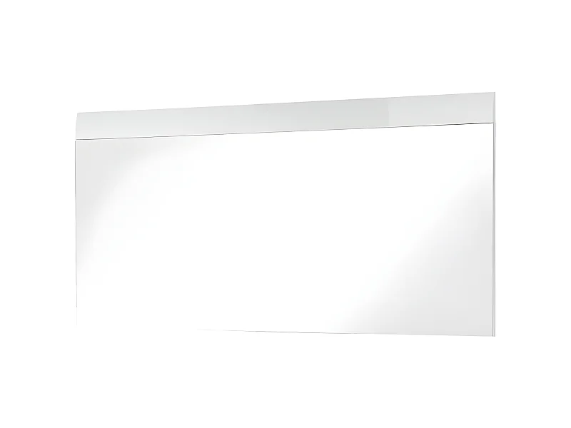 Grand miroir blanc laqué 134 x 63cm Alama