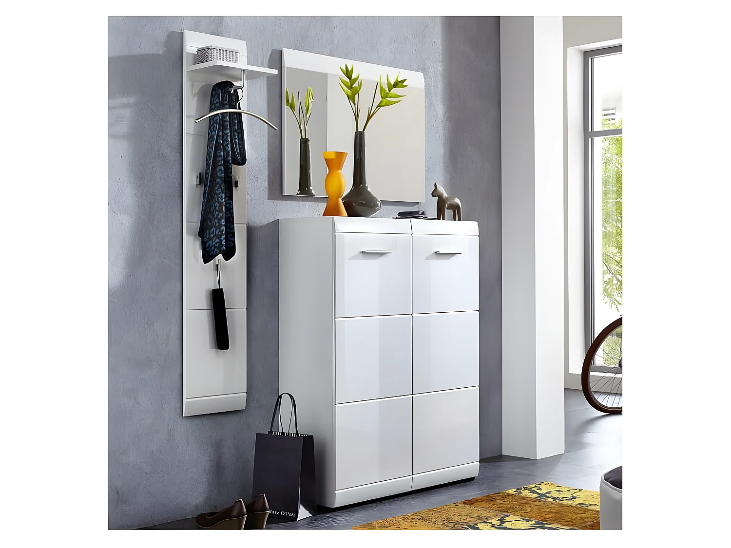 Miroir blanc design Alama