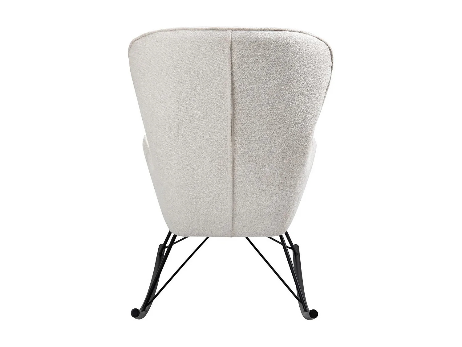 Fauteuil à bascule design blanc Wixar