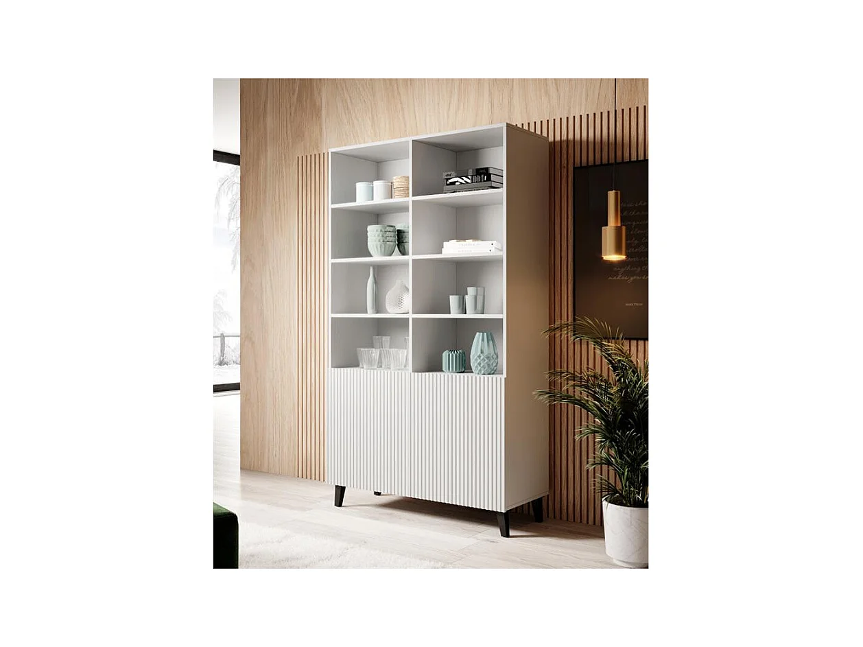 Armadio di design Gustave bianco opaco 100 x 176 cm - Senza opzione