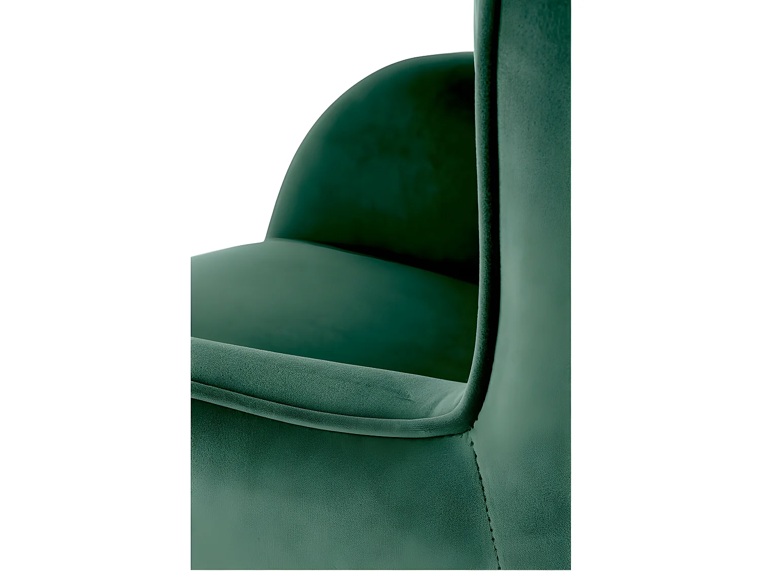 Fauteuil en tissu gris et pieds métal noir TOBBY