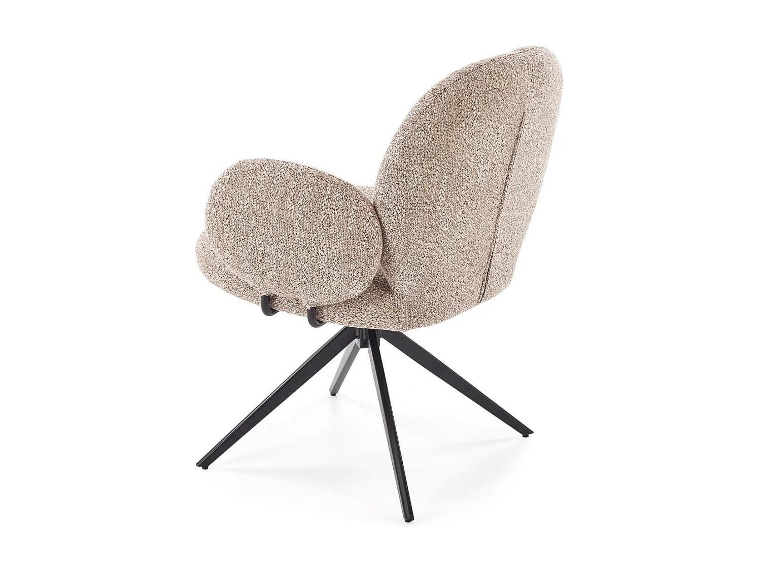 Silla de terciopelo verde oscuro con respaldo Andrea multicolor