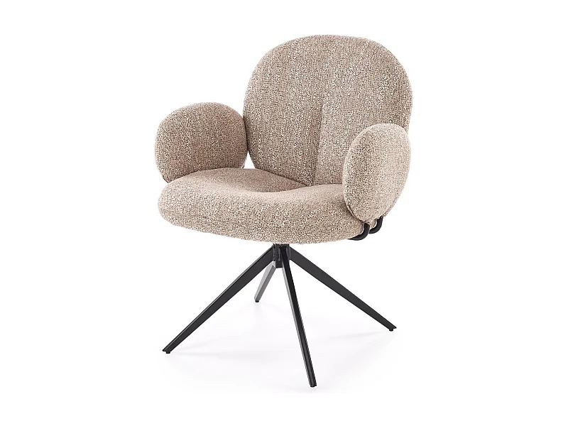 Silla de terciopelo verde oscuro con respaldo Andrea multicolor