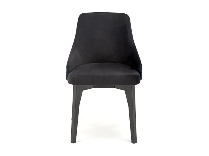 Chaise pivotante en tissu cannelle avec accoudoirs Andrea