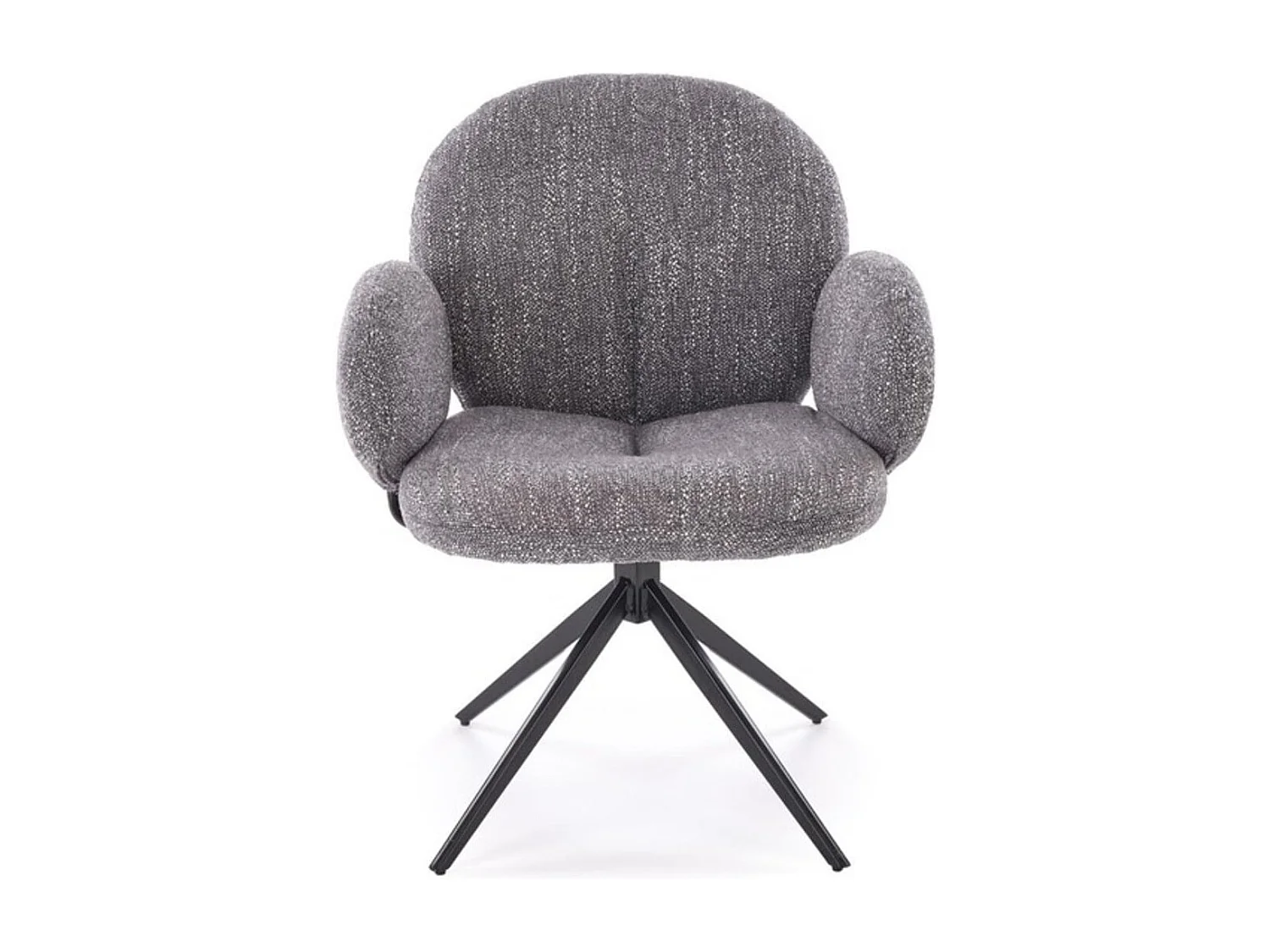 Silla de terciopelo azul oscuro con respaldo Andrea multicolor