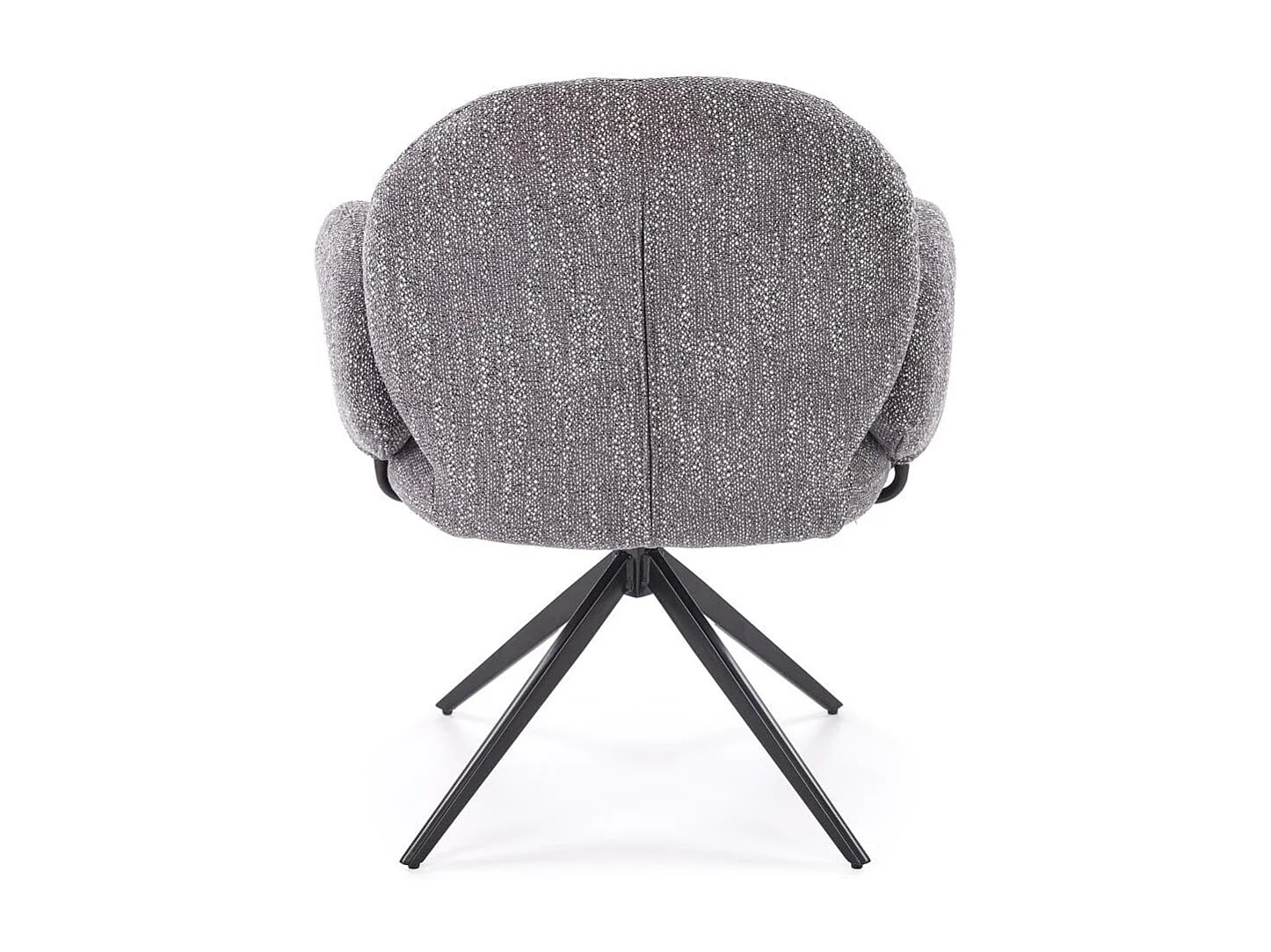 Silla de terciopelo azul oscuro con respaldo Andrea multicolor