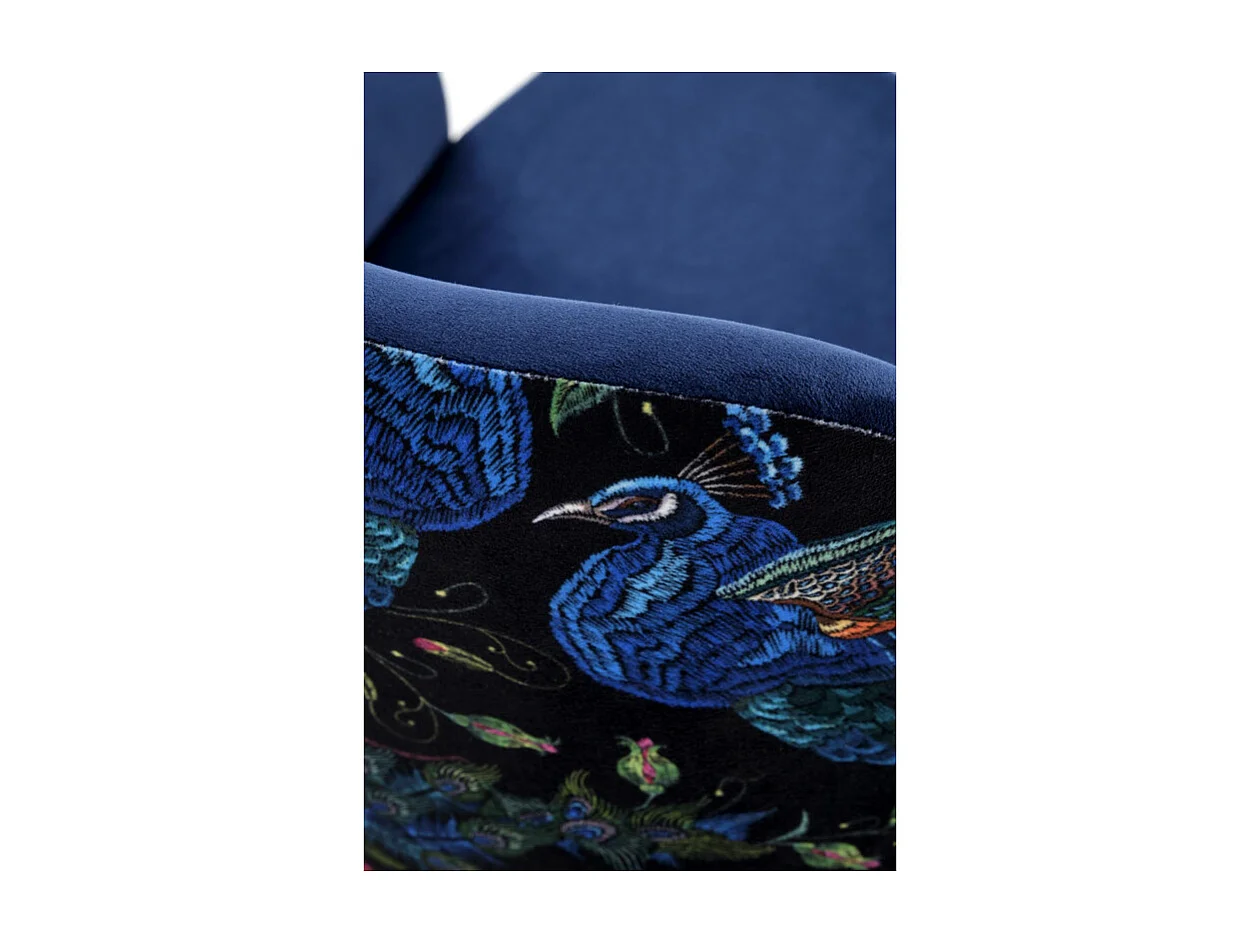 Chaise pivotante en tissu gris avec accoudoirs Andrea