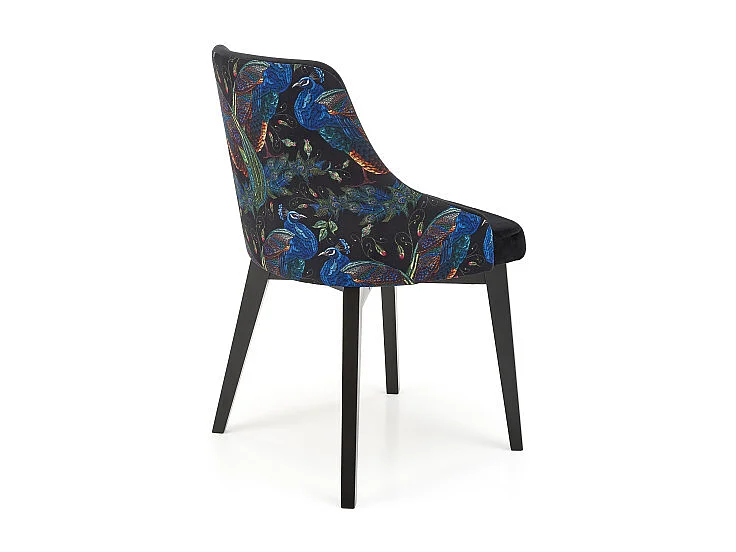 Chaise pivotante en tissu gris avec accoudoirs Andrea