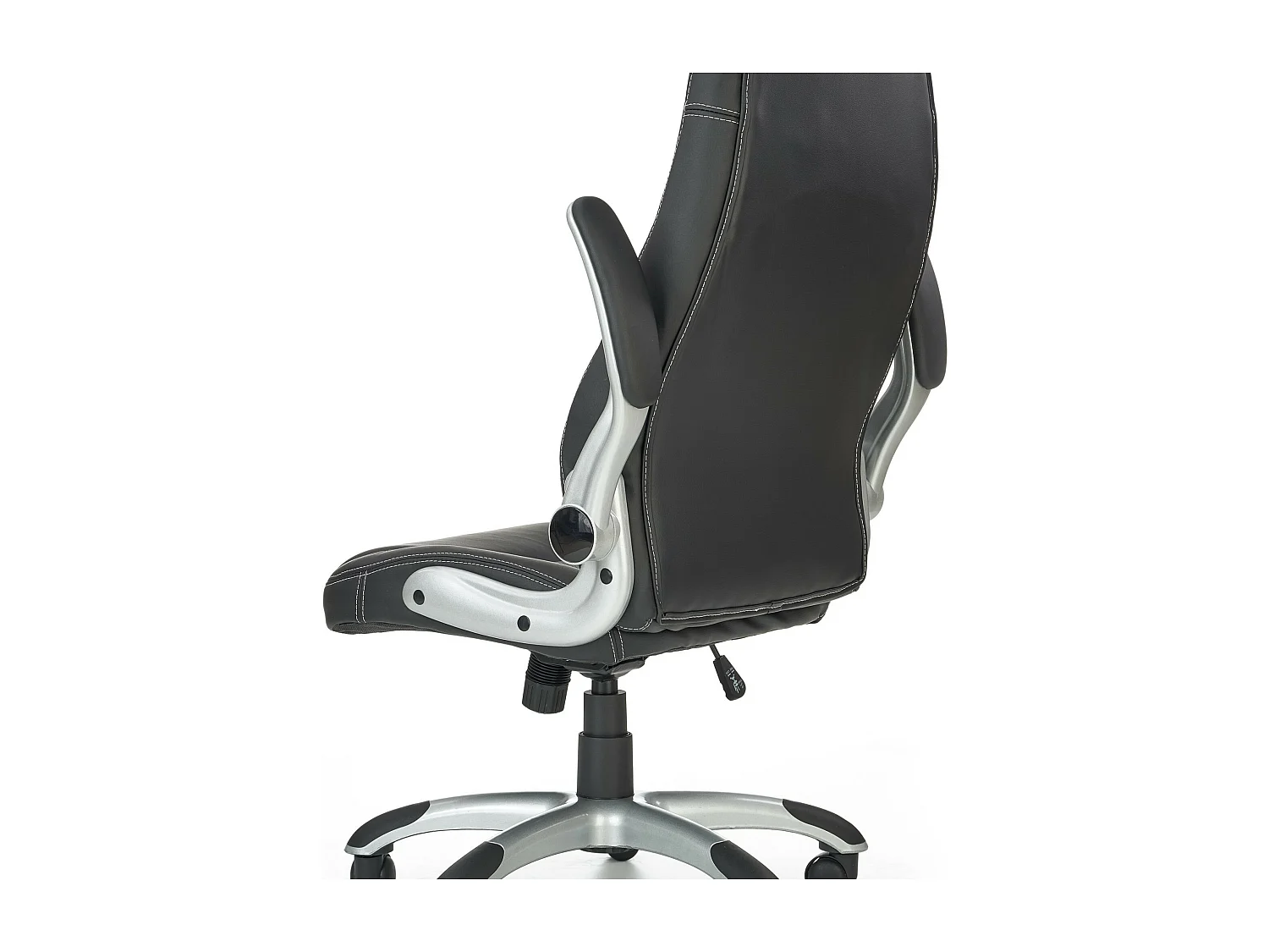Fauteuil de bureau noir et blanc Carbone