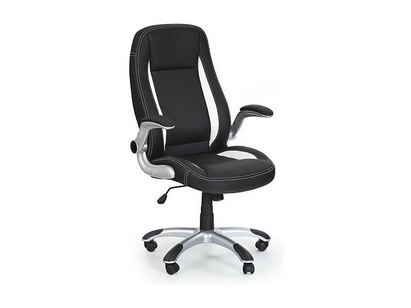 Fauteuil de bureau noir et blanc Carbone