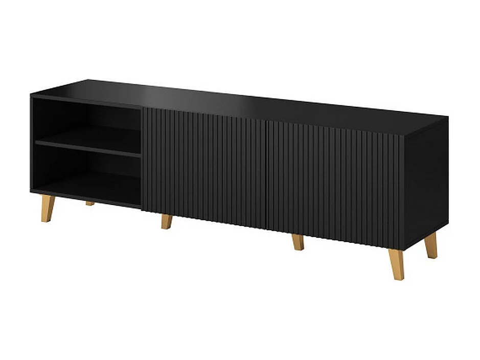 Porta TV di design Gustave 150 cm nero