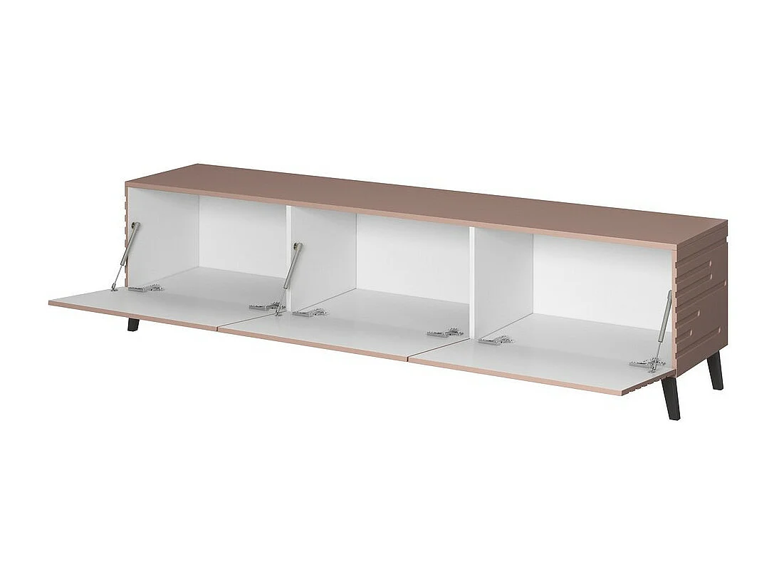 Meuble TV design rose mat 186 cm Max