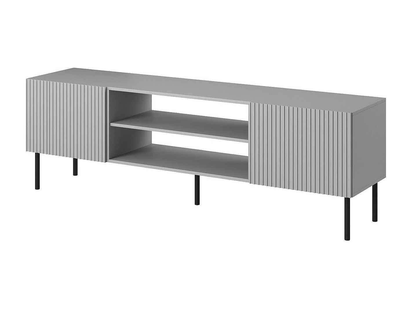 Porta TV Gatsby grigio chiaro da 180 cm