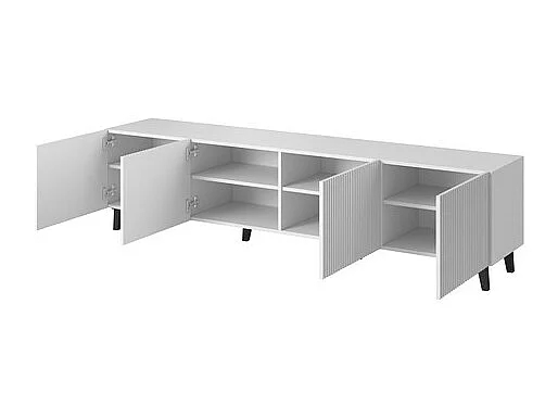 Porta TV di design Gustave 200 cm bianco