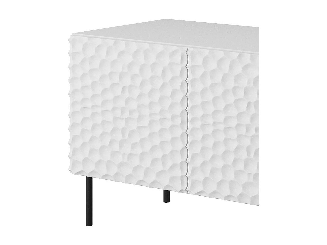 Meuble TV design blanc mat 190cm Sumoc