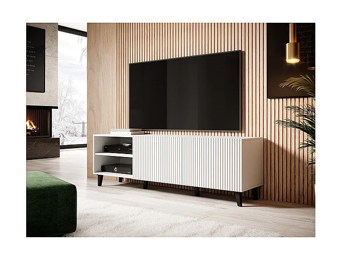 Porta TV di design Gustave 150 cm bianco