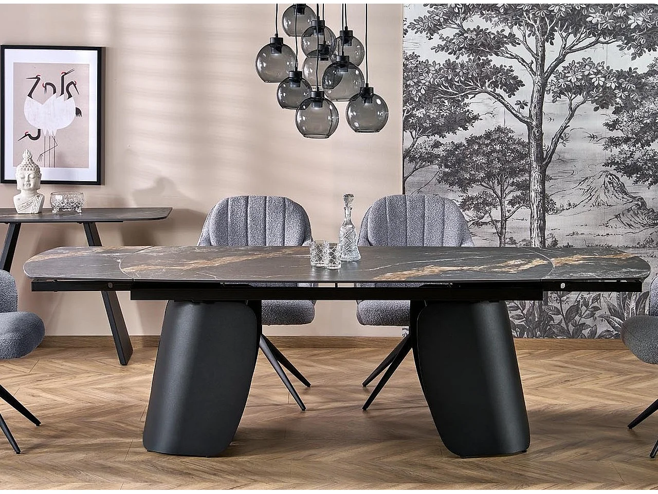 Mesa de centro elevable y extensible 130-170 cm Más alta