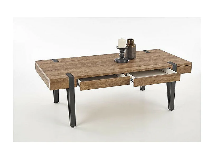 Tavolino industriale Belize con cassetti