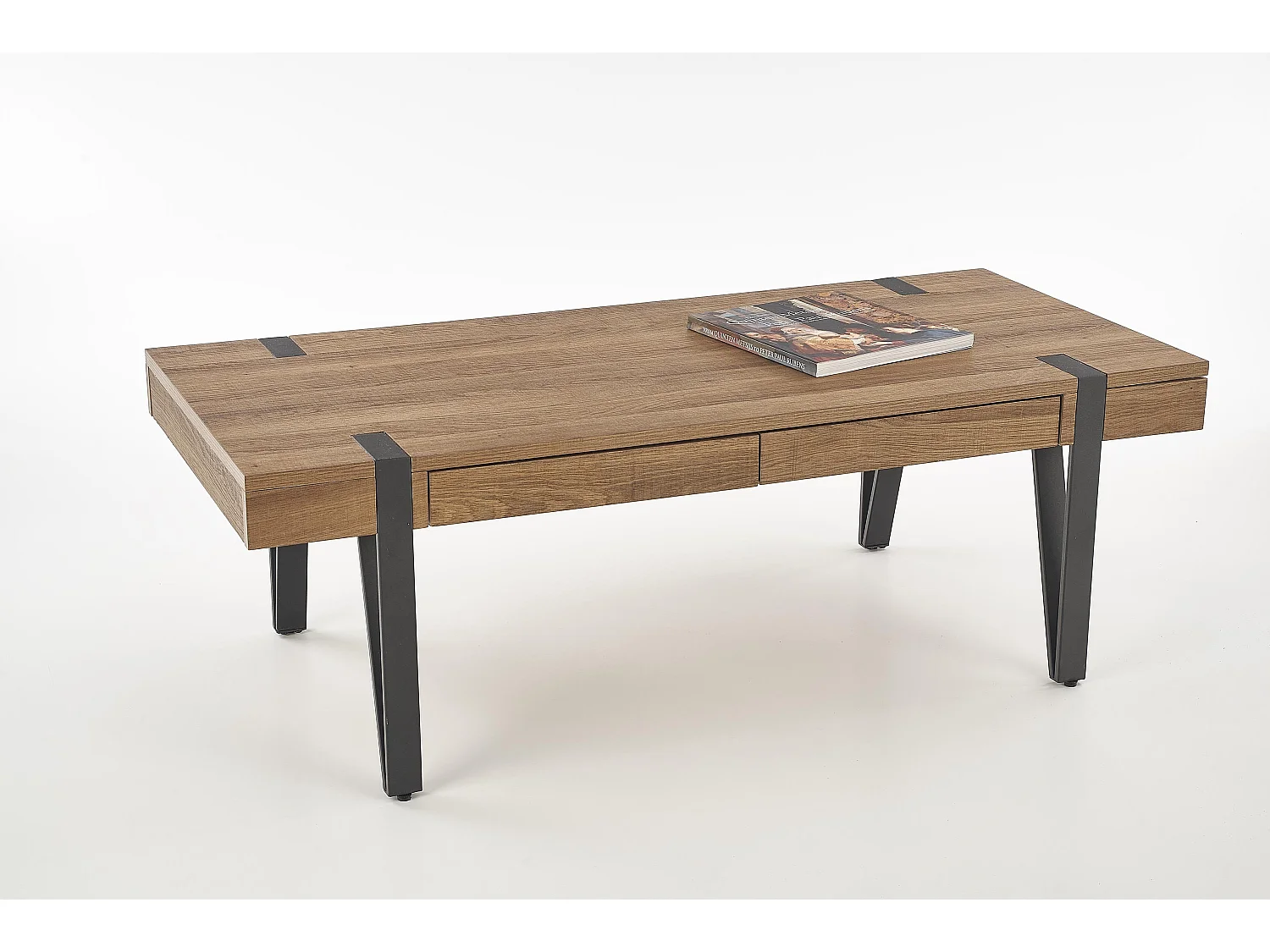 Tavolino industriale Belize con cassetti