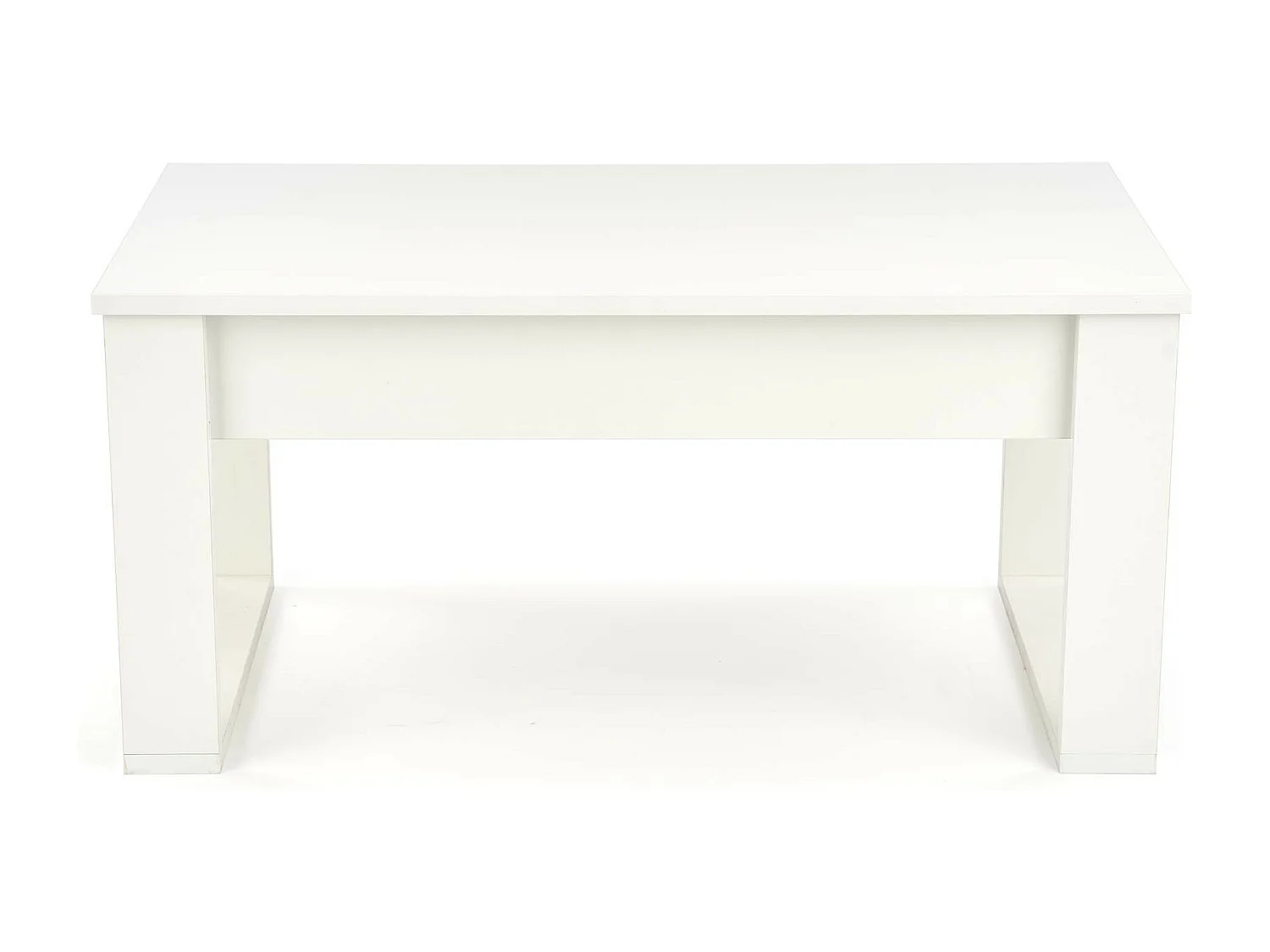 Tavolino neo bianco con due cassetti