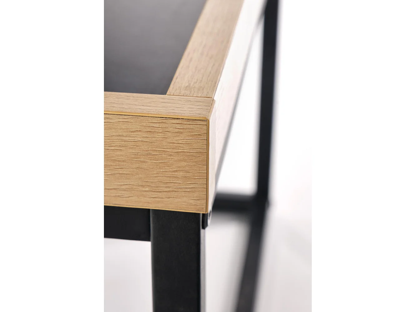 Tavolino rettangolare in stile industriale LUISA 100x60 cm