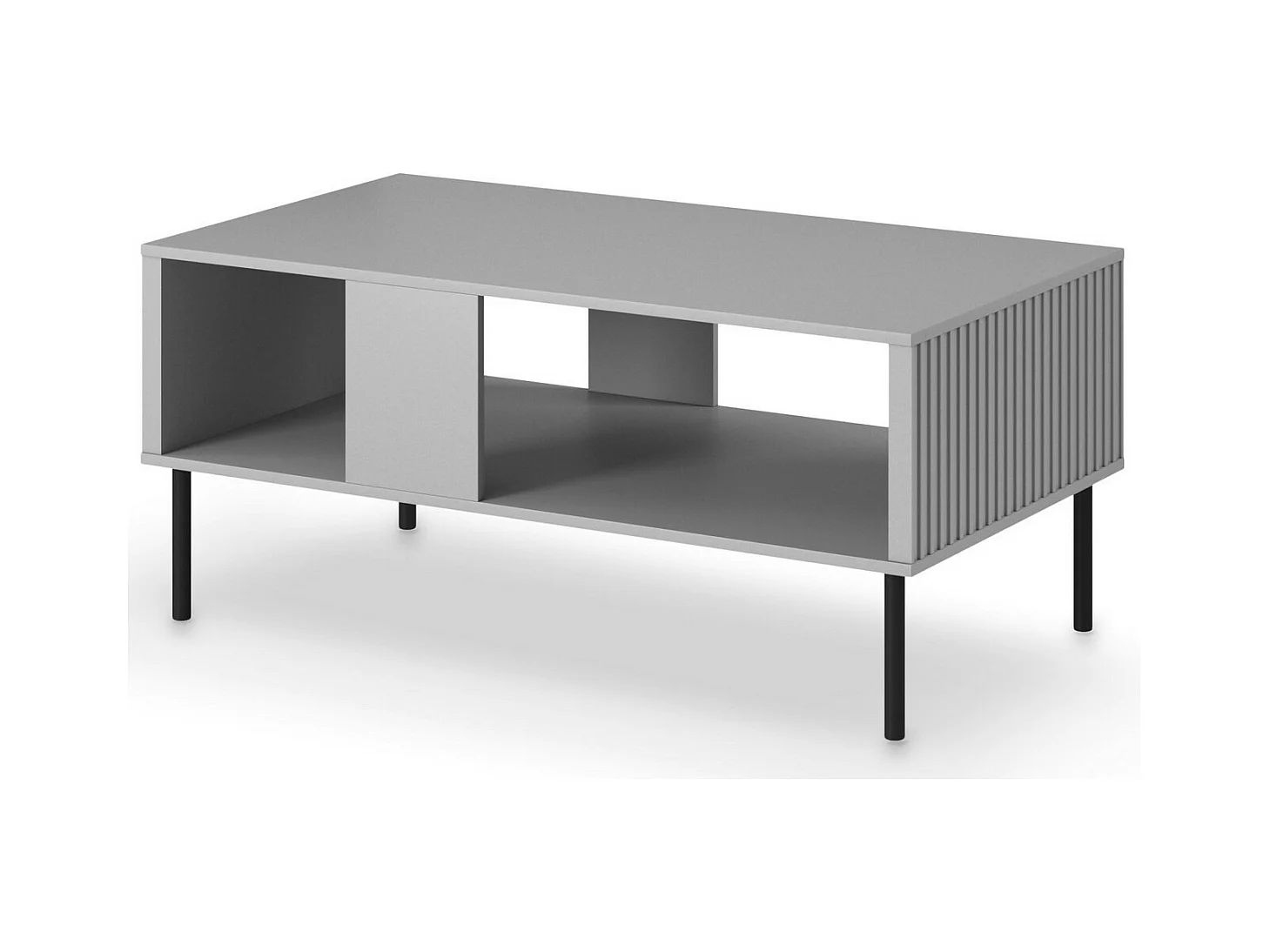 Table basse gris clair 110 cm Gatsby