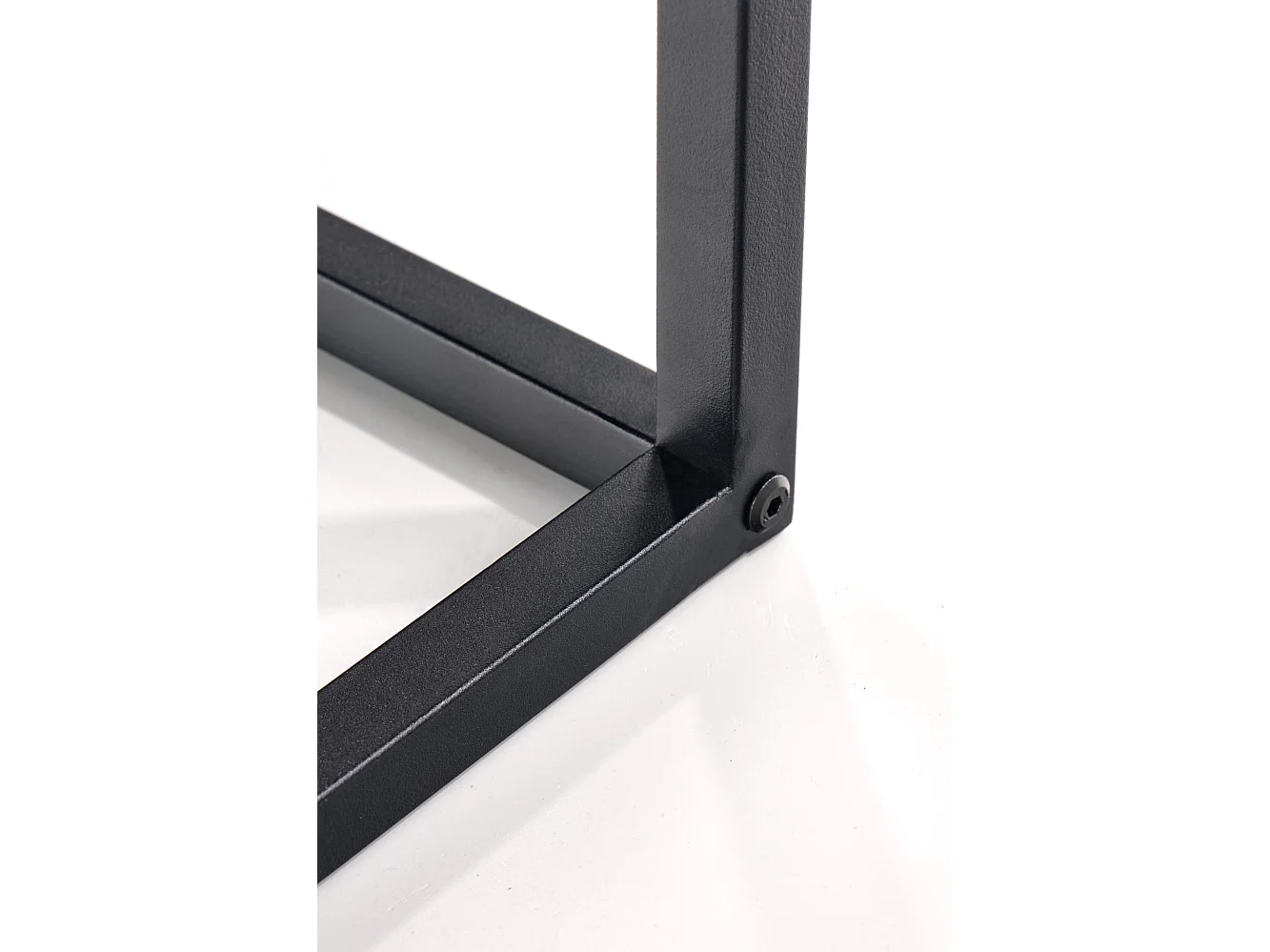 Table basse carrée 53cm de style industriel LUISA 2